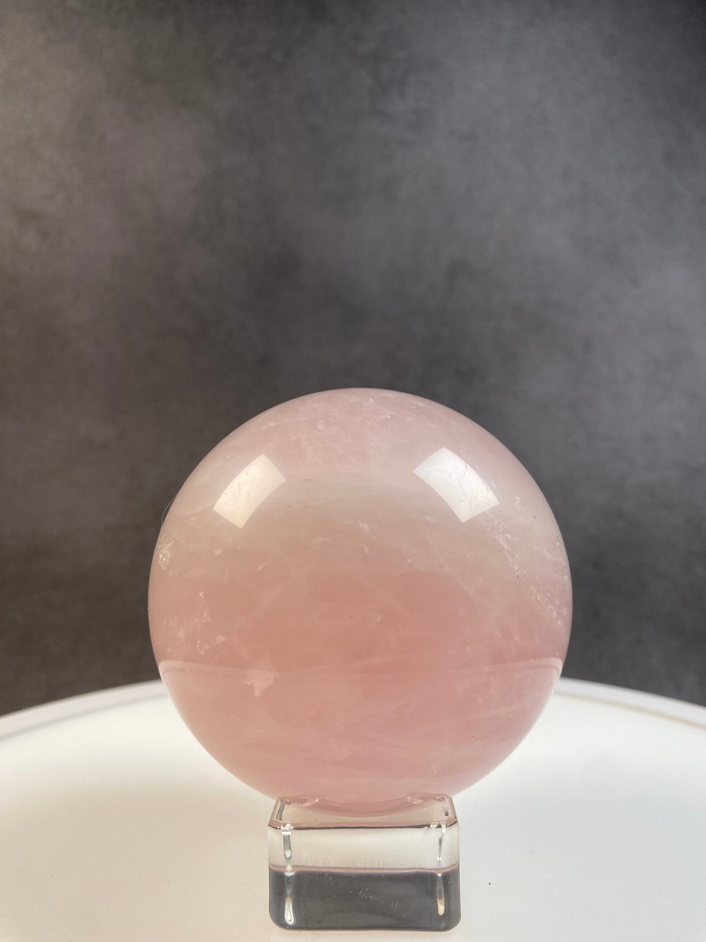 Star Rose Quartz Sphere