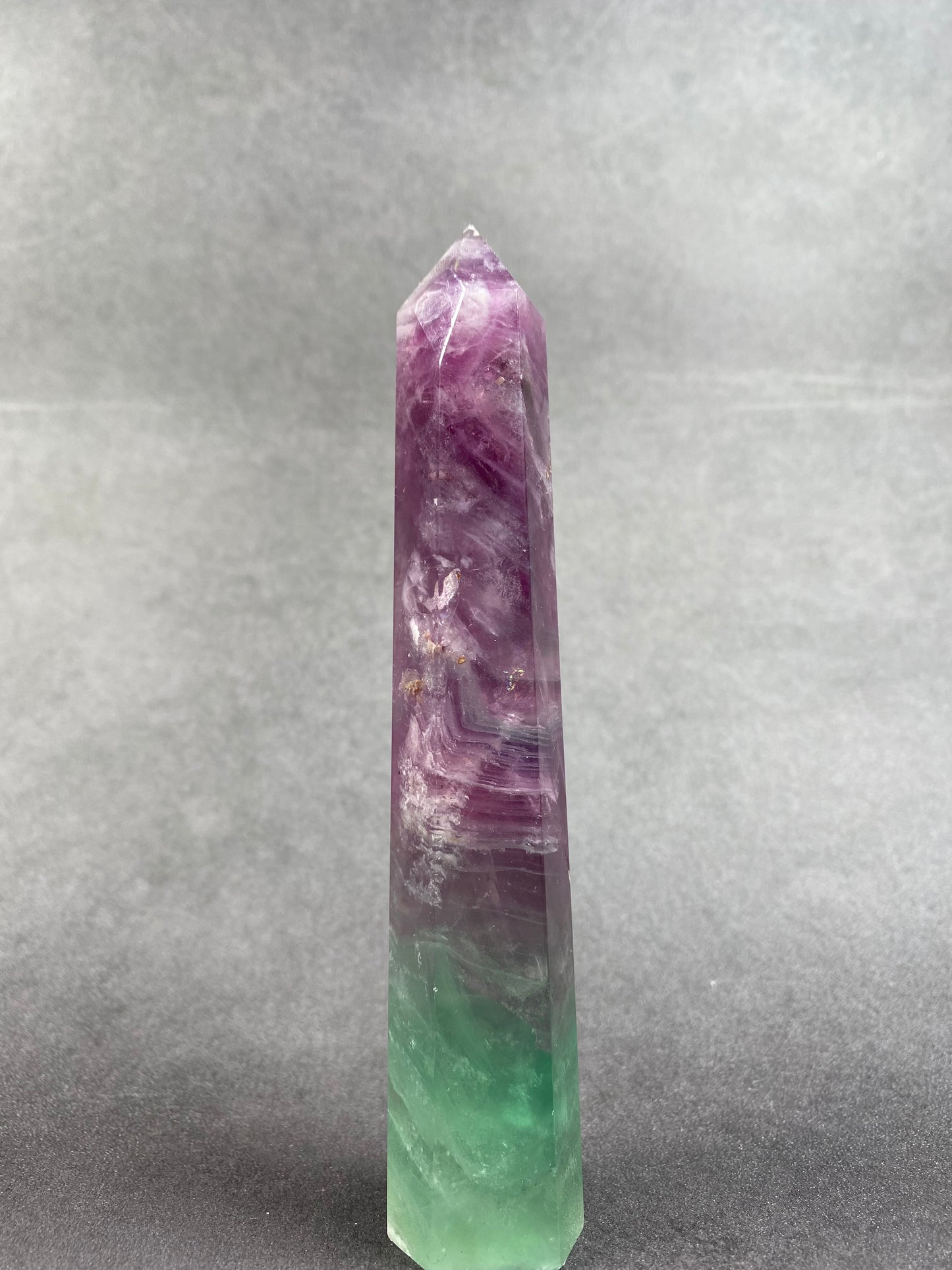 Watermelon Fluorite Tower