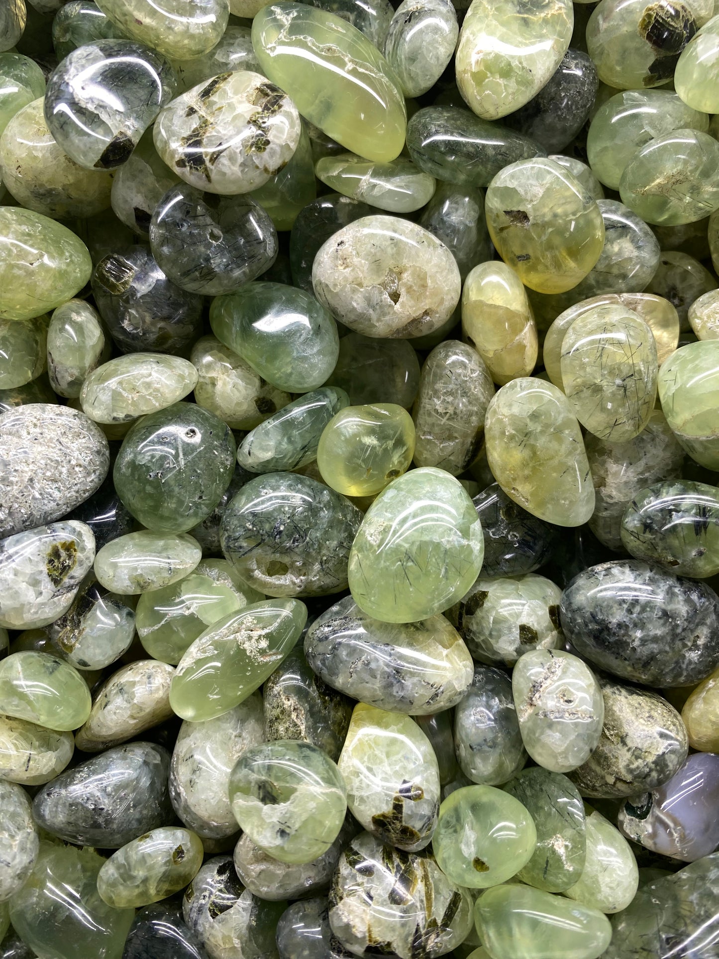 Tumbled Prehnite
