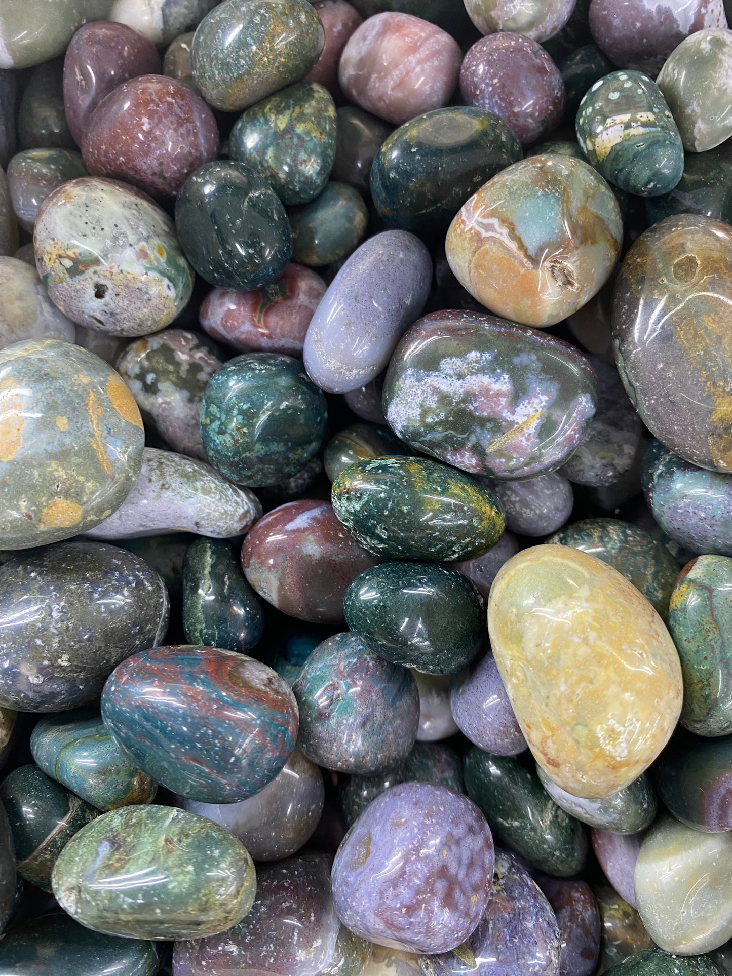 Tumbled Ocean Jasper