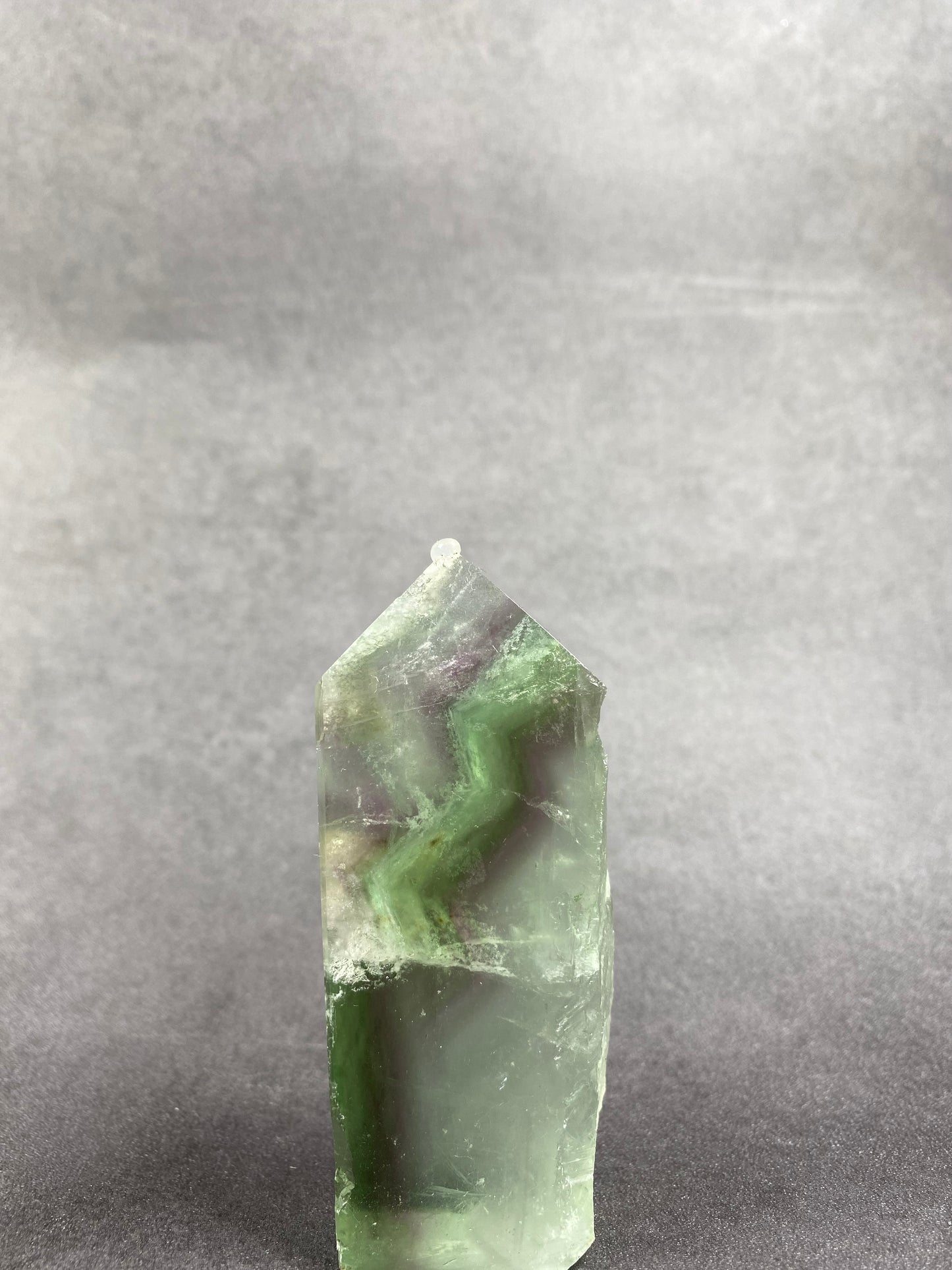 Rainbow Fluorite Tower (Half-Polished)