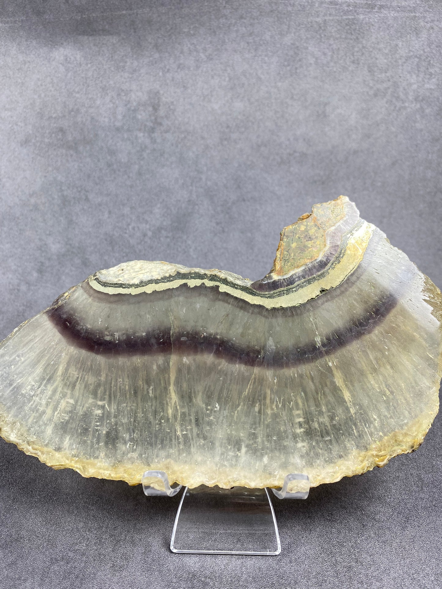 Fluorite & Pyrite & Mica Slab