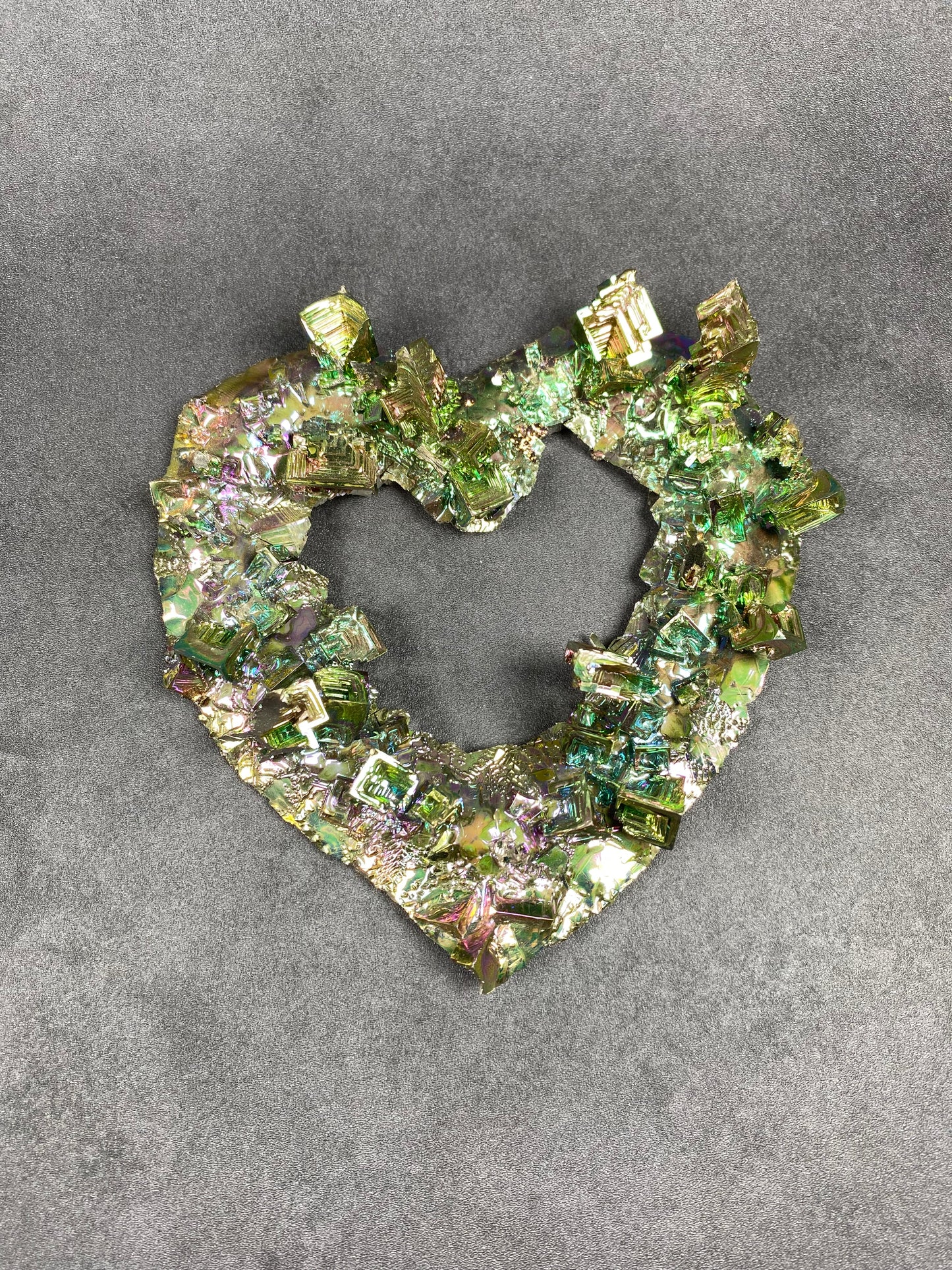Bismuth Bowl & Heart