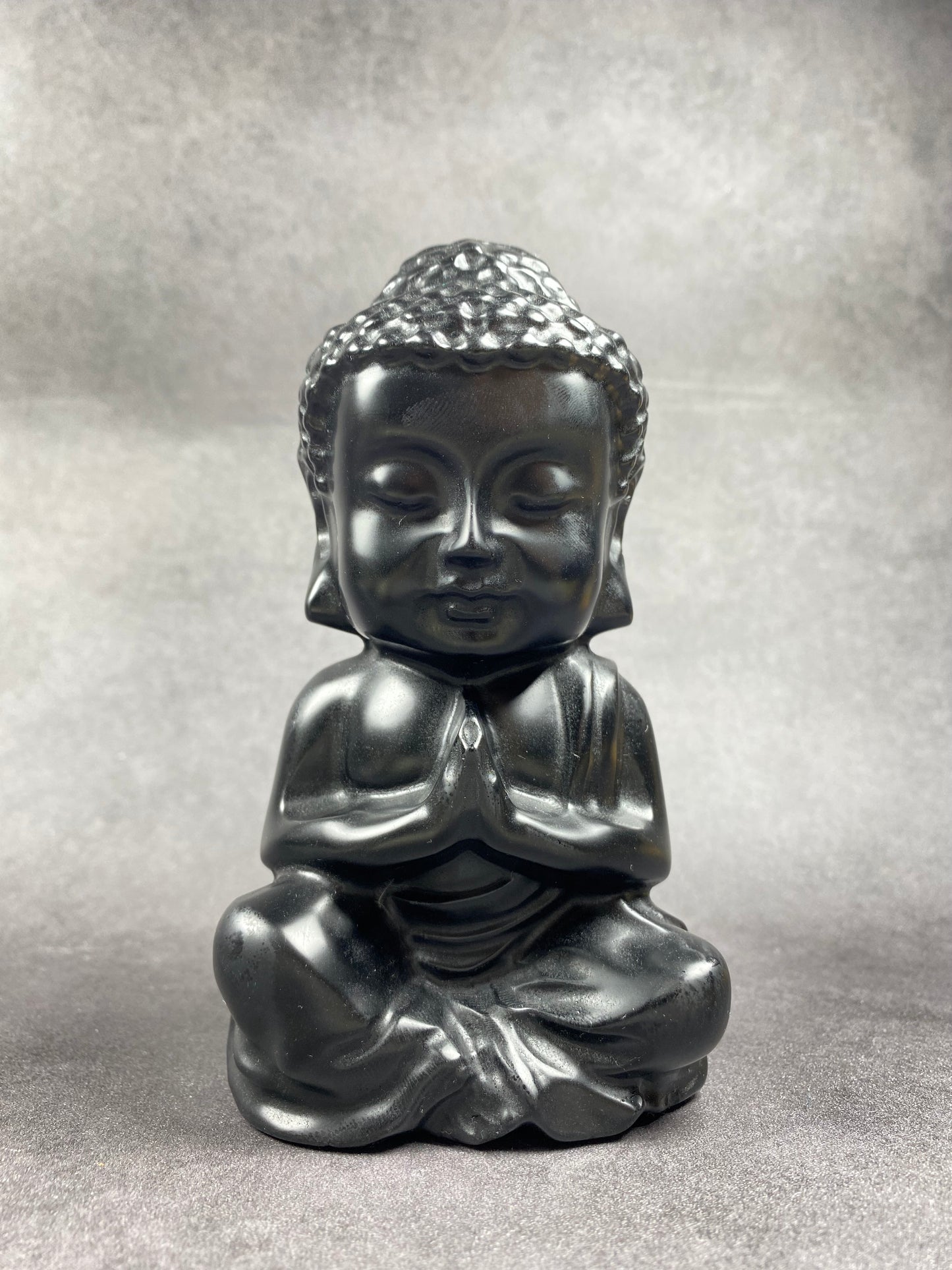 Black Buddha Carving