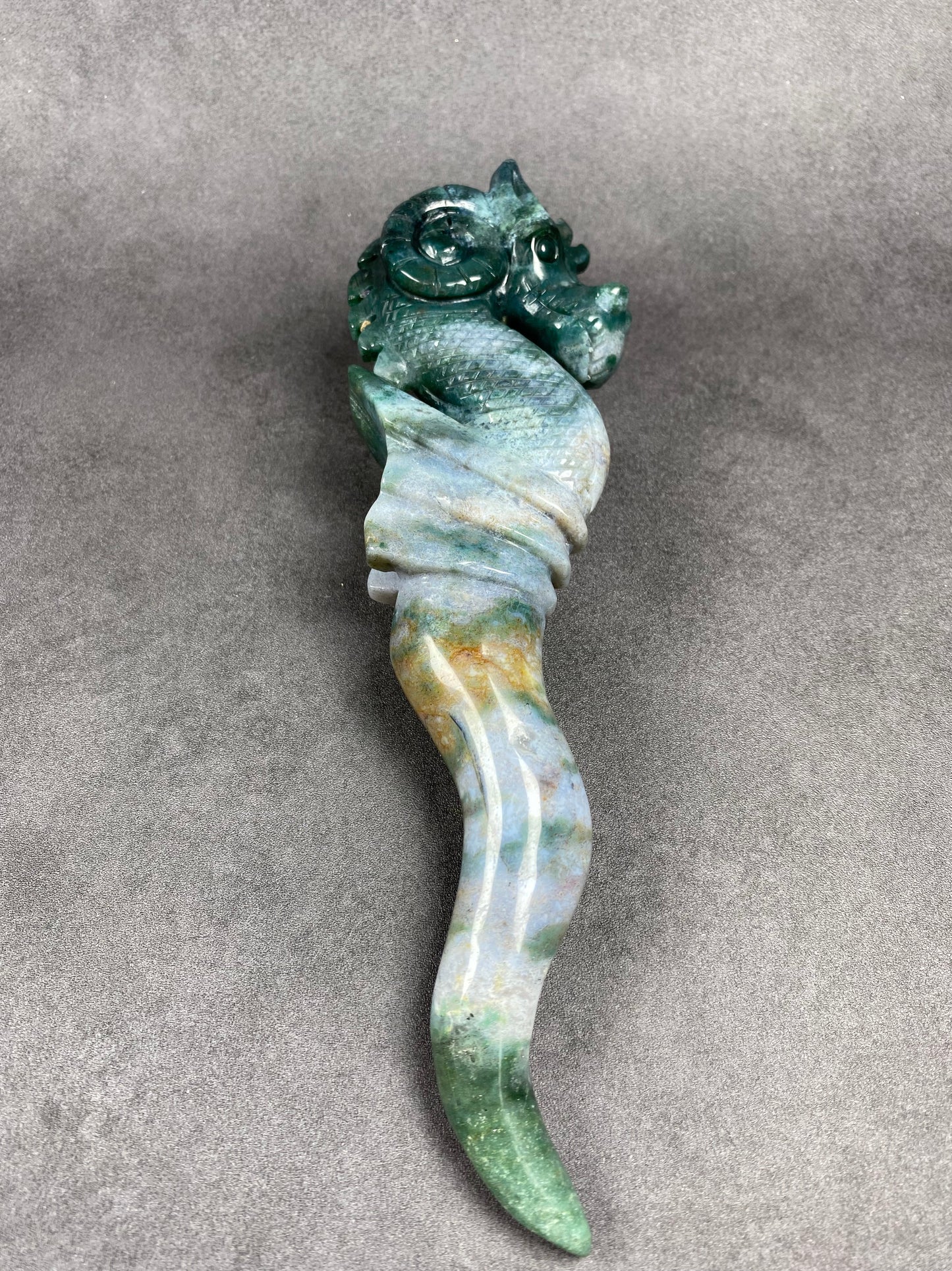 Big Seahorse Carving