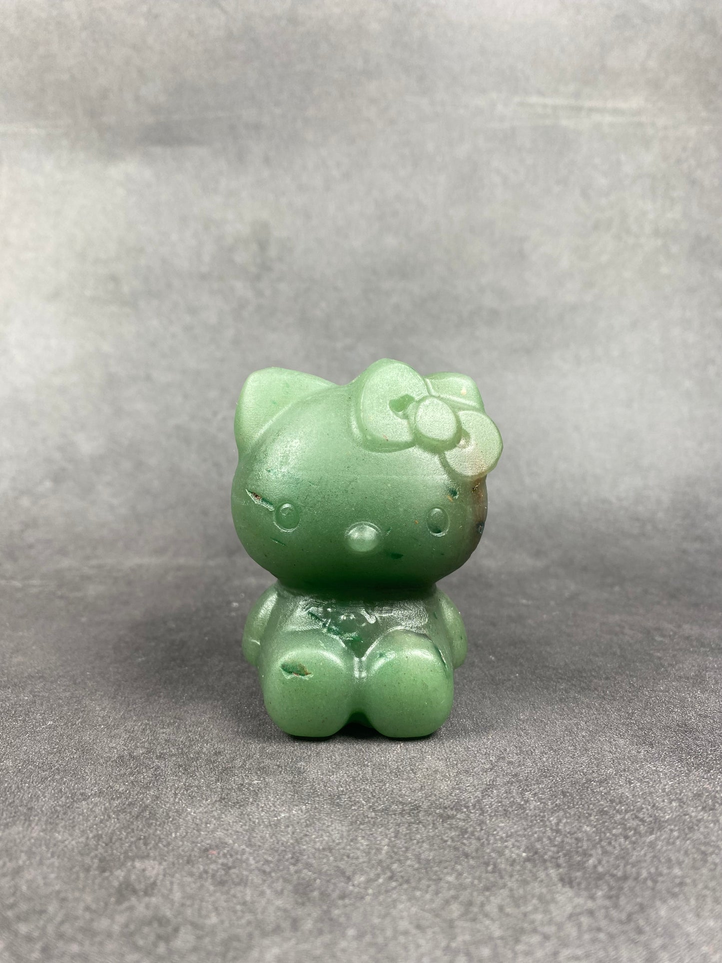 Aventurine Hello Kitty Carving
