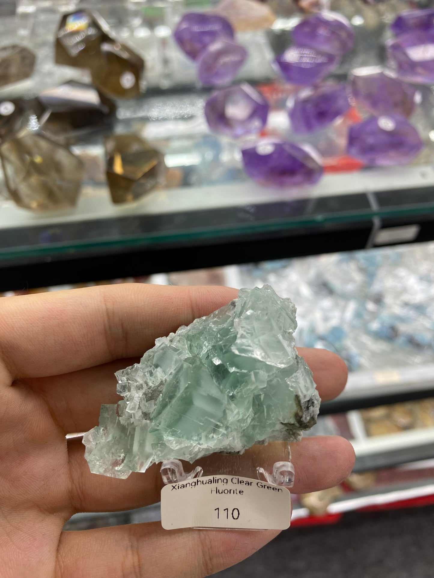 Xianghualing Clear Green Fluorite