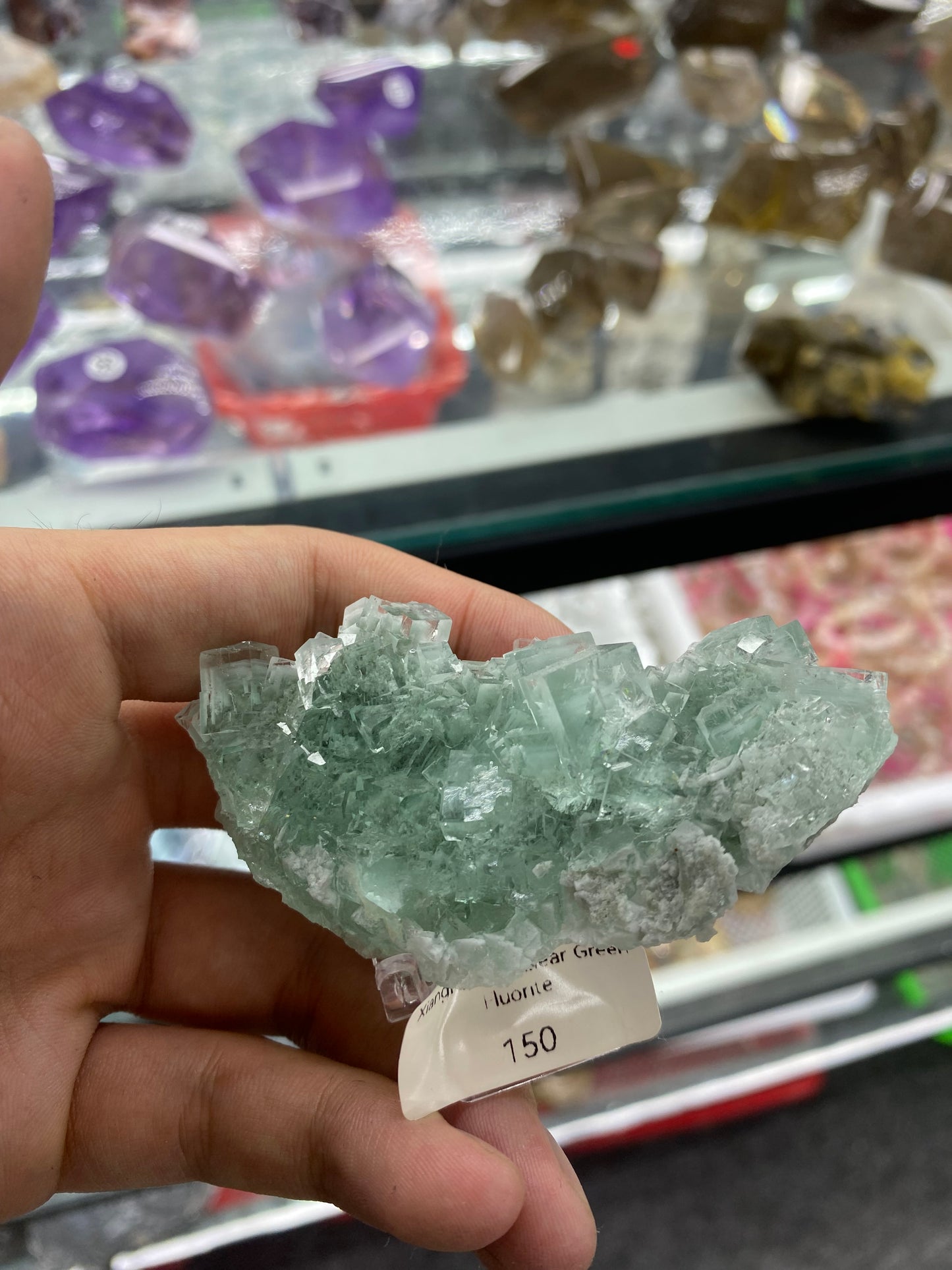 Xianghualing Clear Green Fluorite