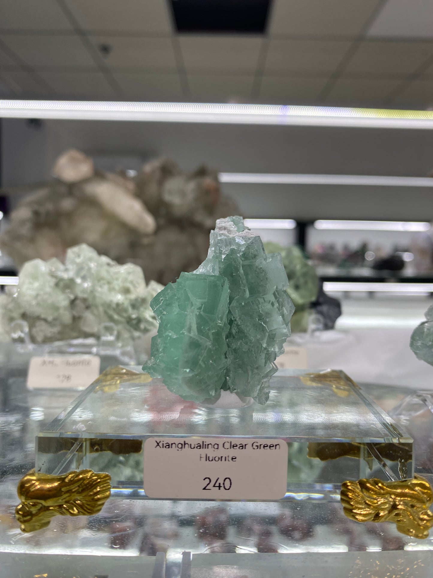 Xianghualing Clear Green Fluorite