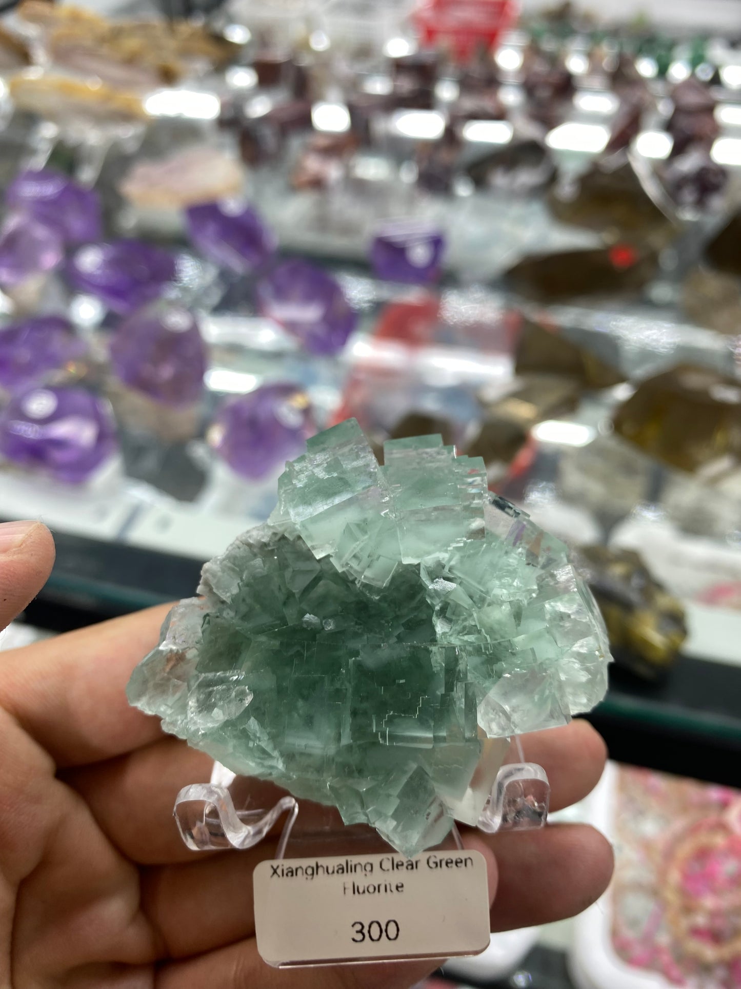 Xianghualing Clear Green Fluorite