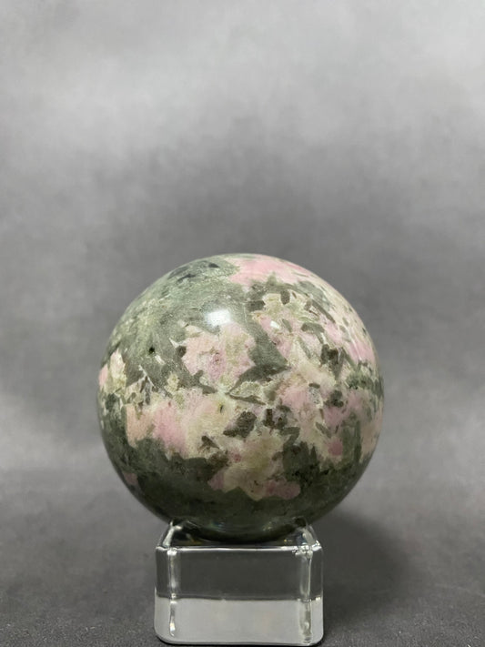 Pink Opal & Mica Sphere