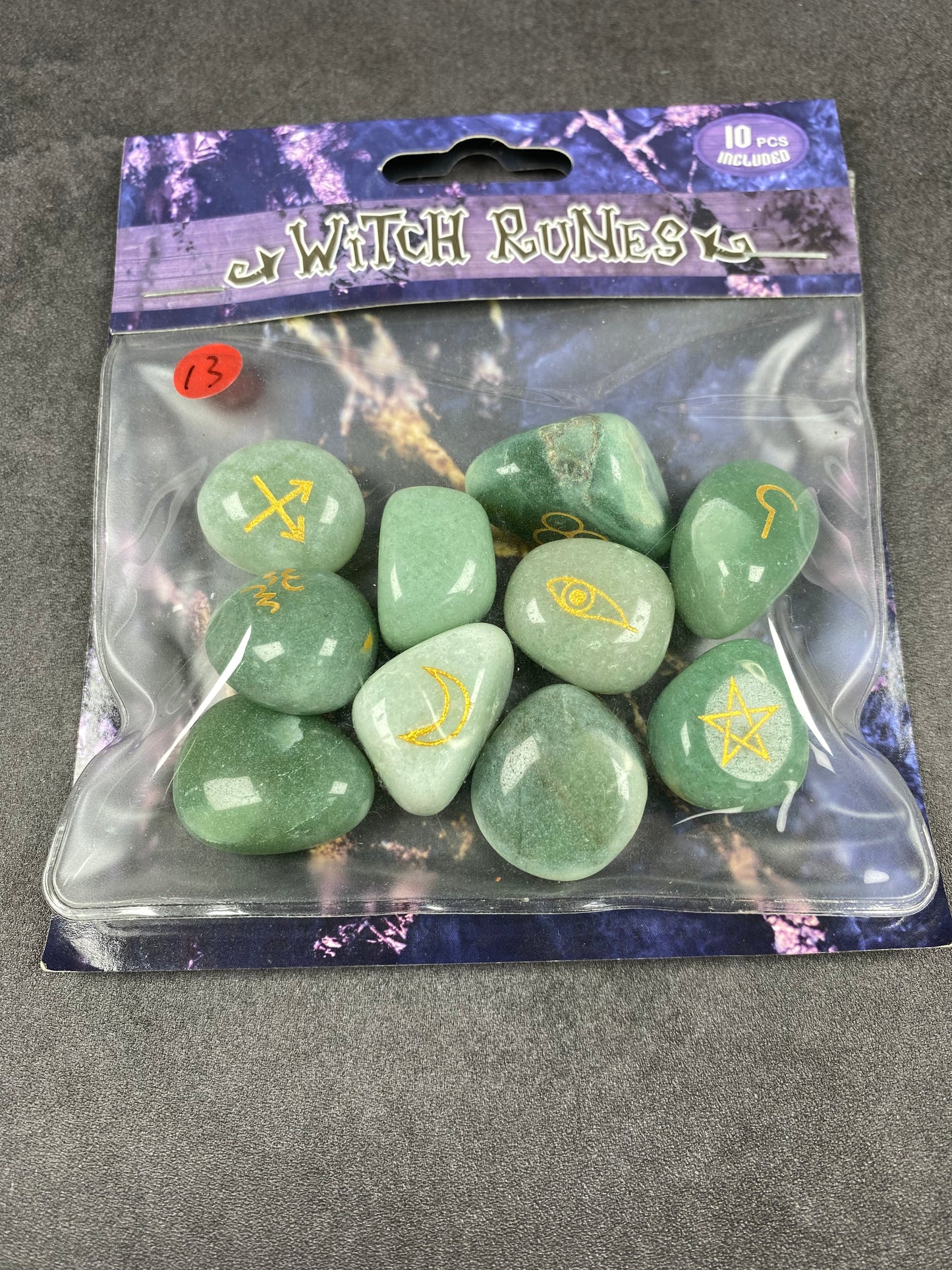 Tumbled Crystal with Patterns